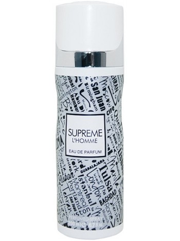 Fragrance World SUPREME L`HOMME deo (M) 200ml