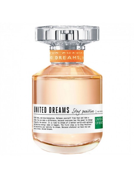 Benetton United Dreams Stay Positive For Her edt tester 80 ml