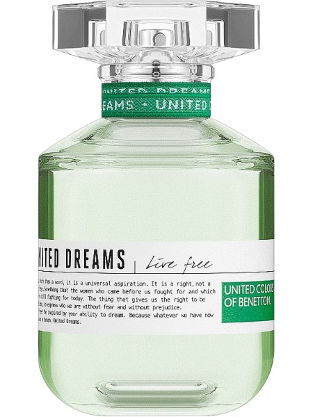 Benetton United Dreams Live Free For Her edt tester 80 ml