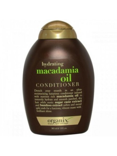 Hydrating Macadamia Oil Conditioner by Organix 385 ml