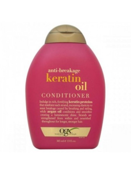 Anti-Breakage Keratin Oil Conditioner by Organix 385 ml