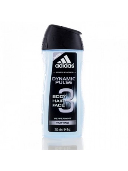Adidas Dynamic Pulse 3 In 1 Body, Hair and Face Shower Gel 250 ml