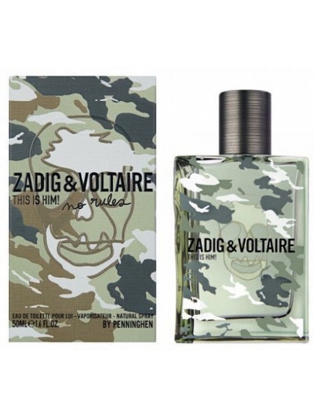 Zadig & Voltaire This Is Him No Rules edt 50 ml