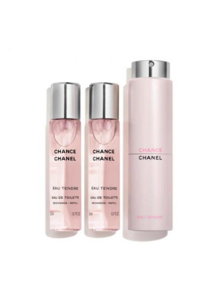 Chanel Chance Eau Tendre Twist & Spray Travel Spray + 2 Refills