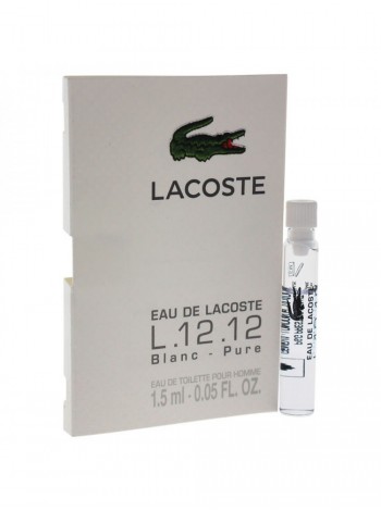 Lacoste Eau De Lacoste L.12.12 Blanc Pour Homme edt 1.5 ml vial
