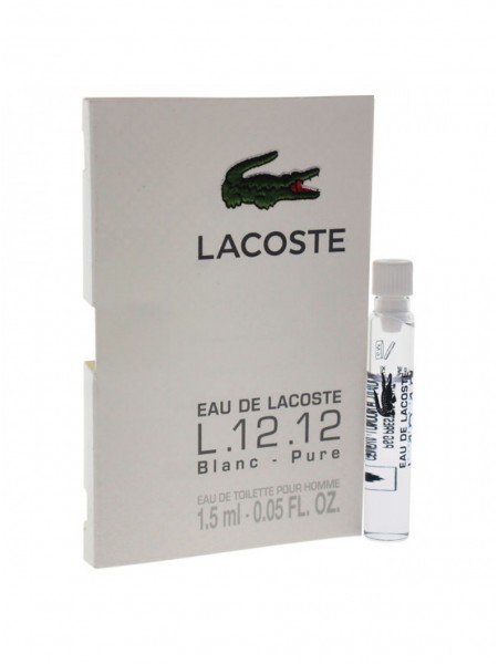 Lacoste Eau De Lacoste L.12.12 Blanc Pour Homme edt 1.5 ml vial
